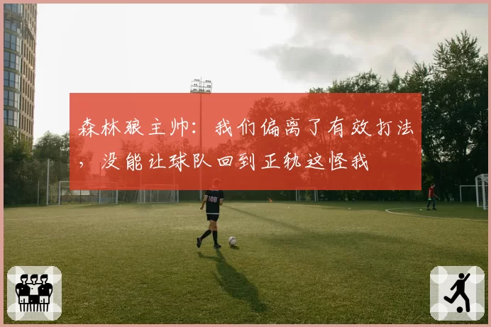 森林狼主帅：我们偏离了有效打法，没能让球队回到正轨这怪我
